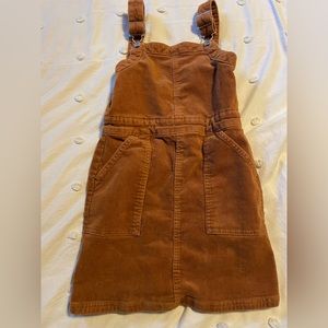 Girls Corduroy overall dress